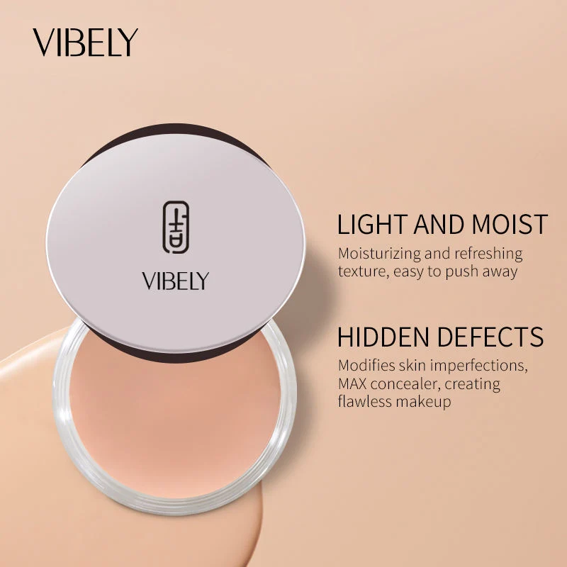 Al por mayor Moisturizing Waterproof Sweat Proof Natural Whitening Acne Concealer Foundation, excluyendo Freight