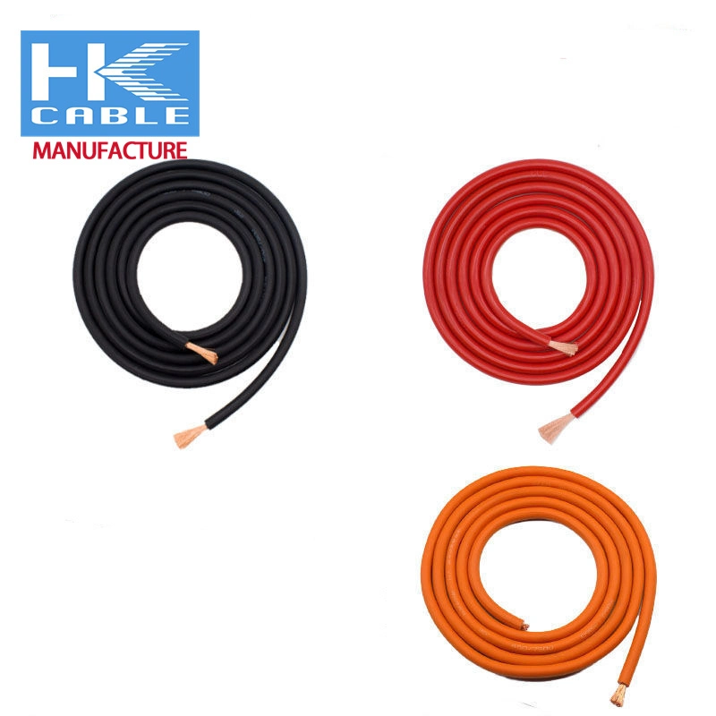 Electrical Welding Machine Welding Cable 30mm2 50mm2 95mm2 Rubber Black Jacket Copper Color Material Type Cores