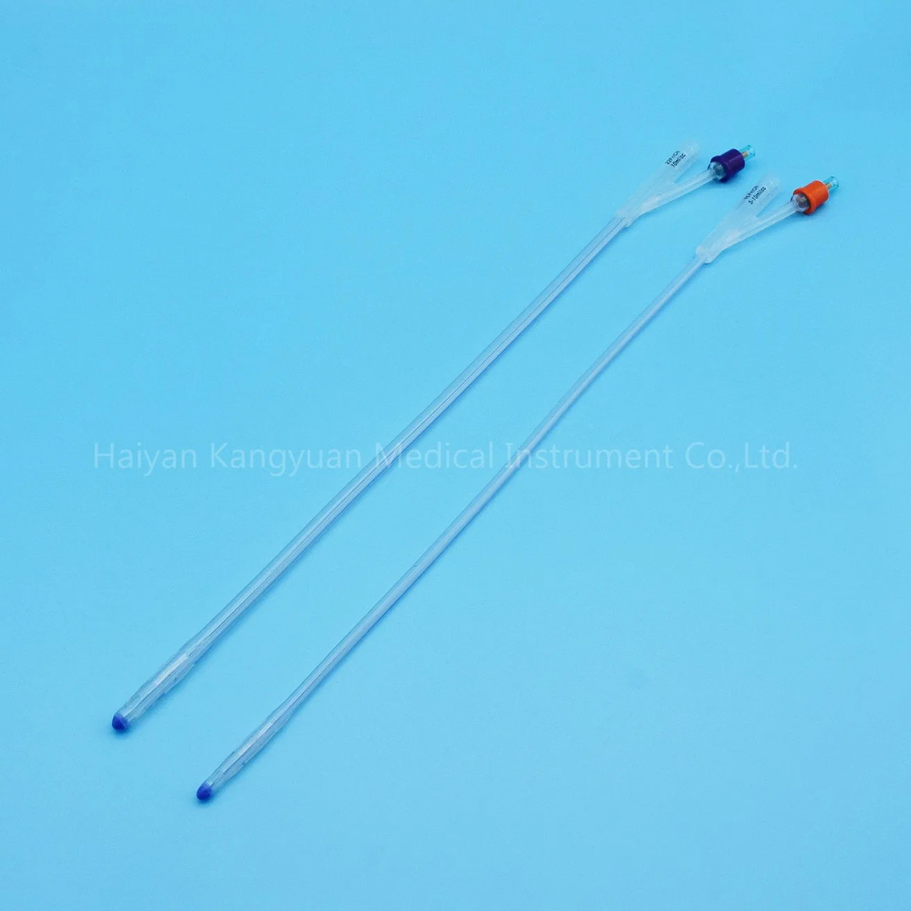 Standard 2 Way Silicone Foley Catheter for Single Use Original Factory Round Tip with Normal Balloon