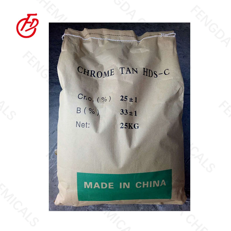 Fengda Powder BCS Tanning Agent Price 12336-95-7 Basic Chromium Sulfate