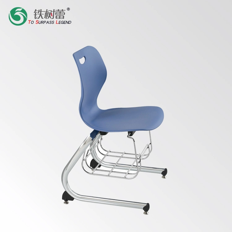 Wholesale/Supplier School Stacking Plastic Chair with Steel Frame