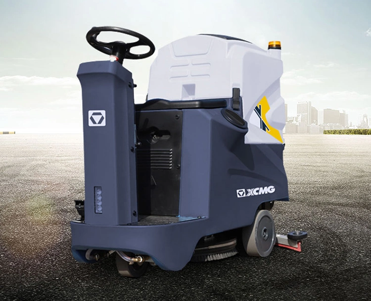 XCMG Xghd55r100 Industrial Warehouse Cleaning Machine kleine automatische elektrische Fahrt Bodenschrubber