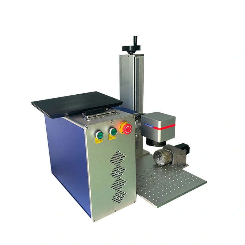 Disassembled Ly Desktop Mini Fiber Laser Marking Machine 20W 30W Metal Engraving Machine for PVC Plastic Stainless Steel