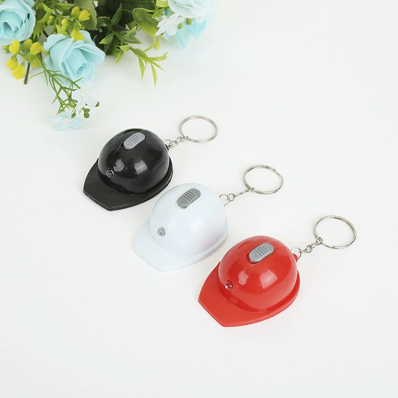 Helmet Shape Promotion LED Helmet Key Chain