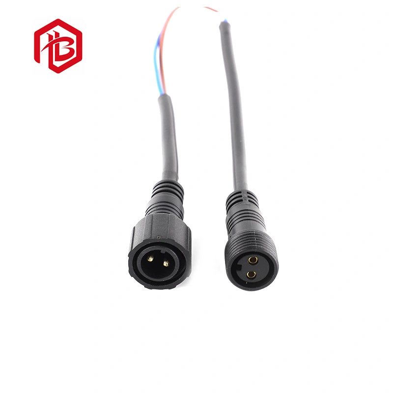 La máxima calidad con la M18 2Way 3Lámpara LED de forma macho y hembra del conector de cable conector impermeable