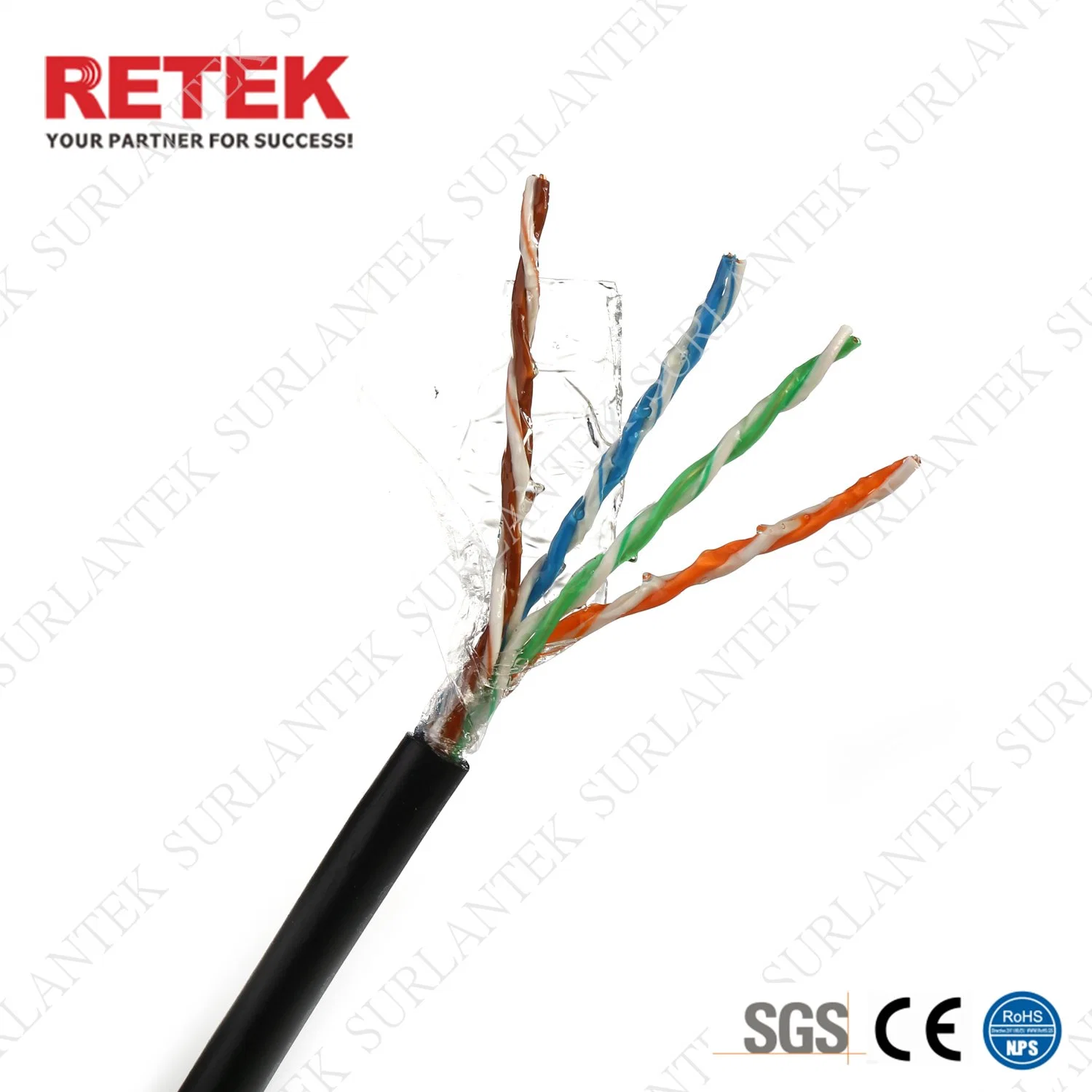 Outdoor Waterproof Jelly Filled UTP Cat5e LAN Cable