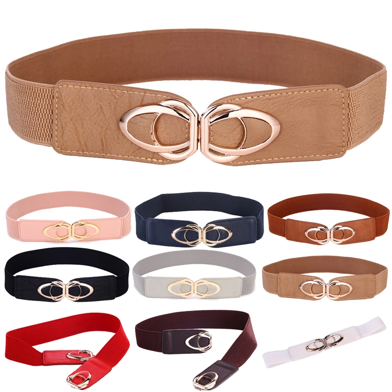 Fashion Men Women Stretch Invisible Buckle-Free Adjustable Belt for Jeans Pants Dresses