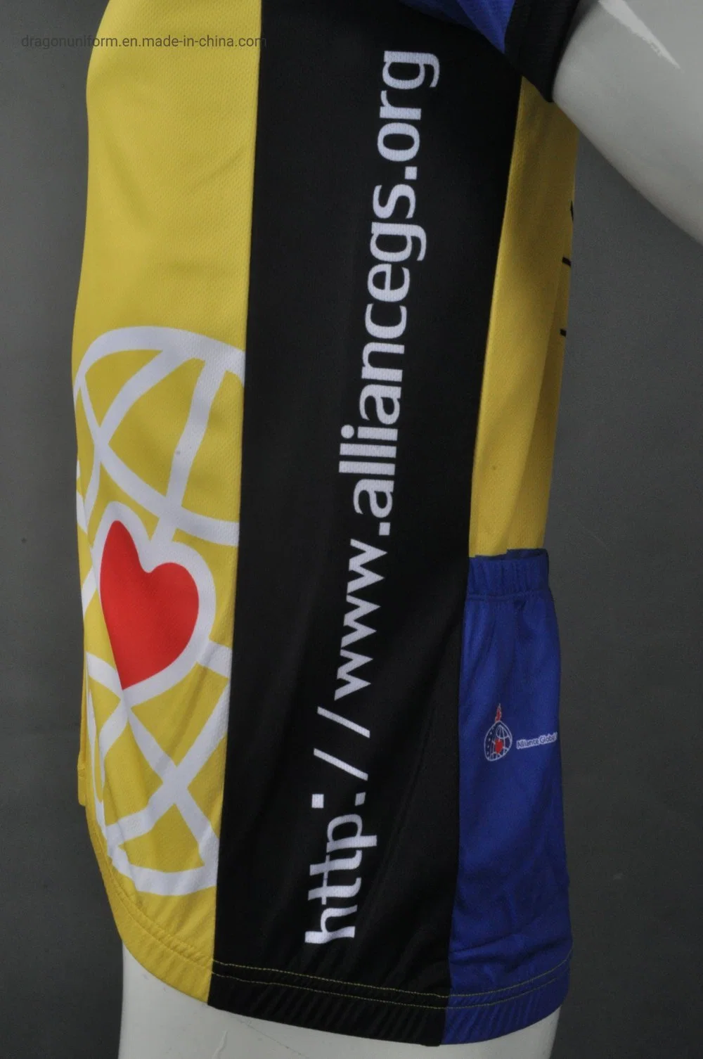 RPET Tissu Personnalisé de Haute Qualité Maillot de Cyclisme pour Hommes à Manches Courtes Équipe Merino Vêtements de Cyclisme Route Vêtements de Vélo VTT Tissu