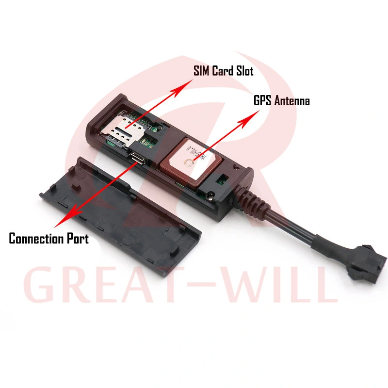 Gran voluntad Tr05 Mini espía inteligente GSM GPRS en tiempo real del vehículo de GPS Tracker motos