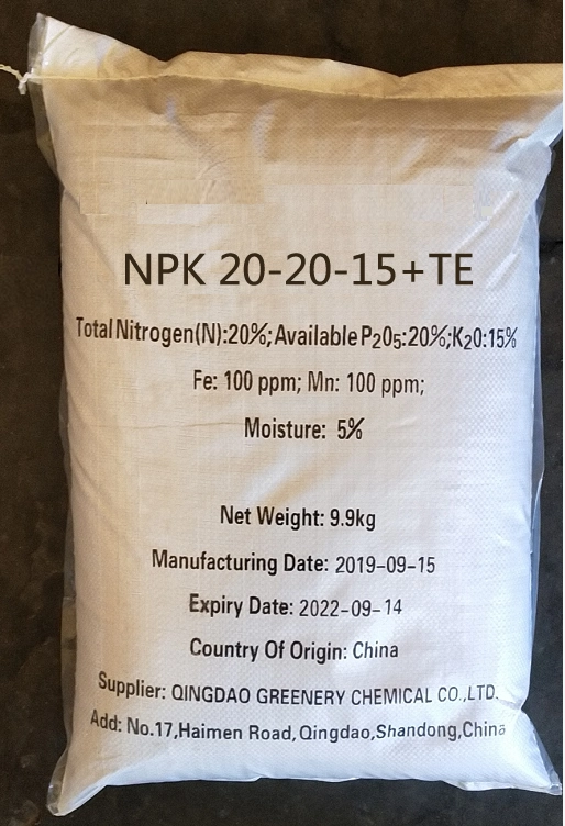 Compound Fertilizer NPK 30-9-9, 20-20-15, 15-5-20, 16-16-16, , 15-5-27, 16-6-20, 16-16-16.12-12-17