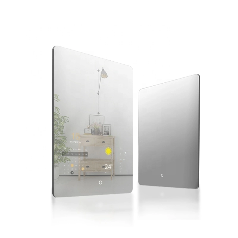 Smart Mirror 43 Zoll Interactive Bad TV Spiegel Intelligent Magic Spiegel Glas Touchscreen Spiegel für Hotel Smart Home mit Android-Betriebssystem