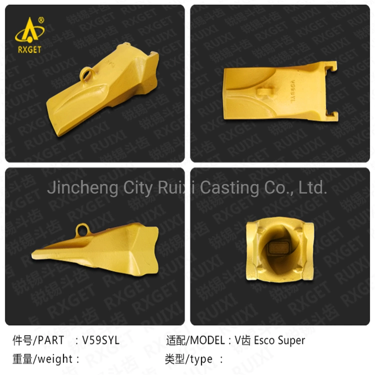 8801-V51 Bucket Teeth and Adapter, Excavator Spare Parts, Excavator and Loader Bucket Teeth Adapter and Tooth