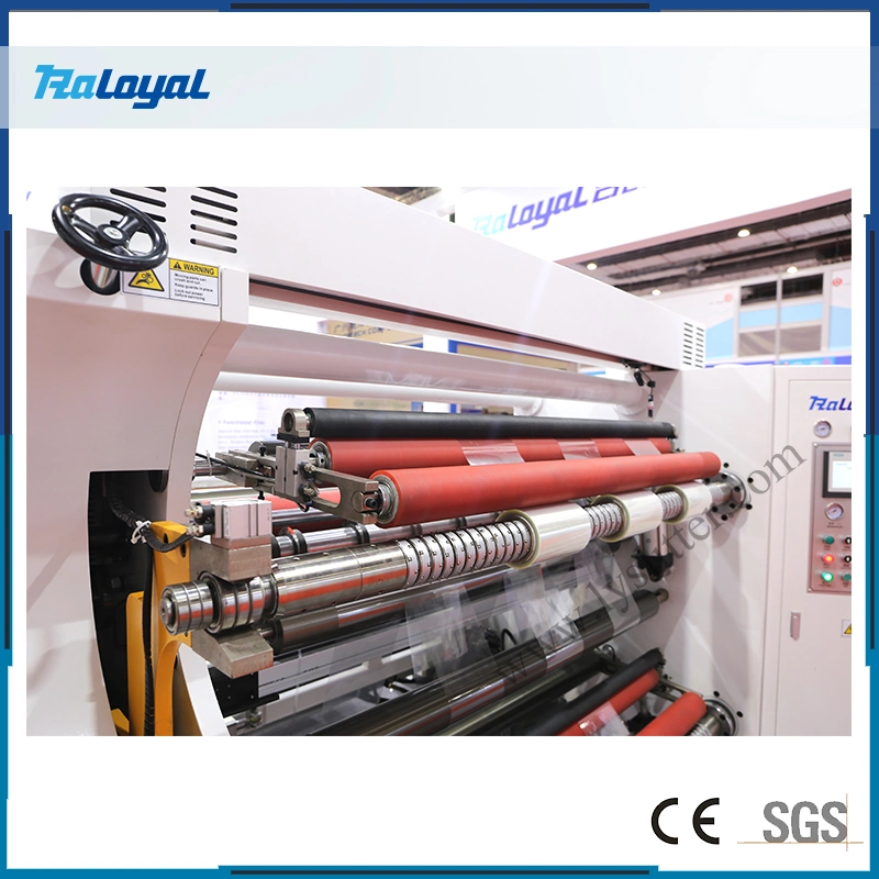 Full Automatic High-Speed Vertical Nonwoven Meltblown Cloth Fabric BOPP PE PVC OPP Slitting Cutting Rewinding Machine