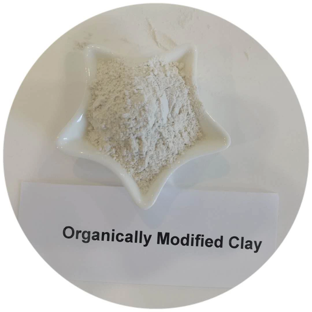 Organically Modified Clay with Imparts Particle Suspension Sag Resistance Without Impairing Flow