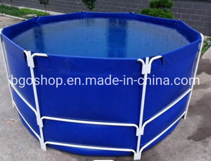 Tarpaulin Aquarium Fish Pond PVC Plastic Fish Farming Tank