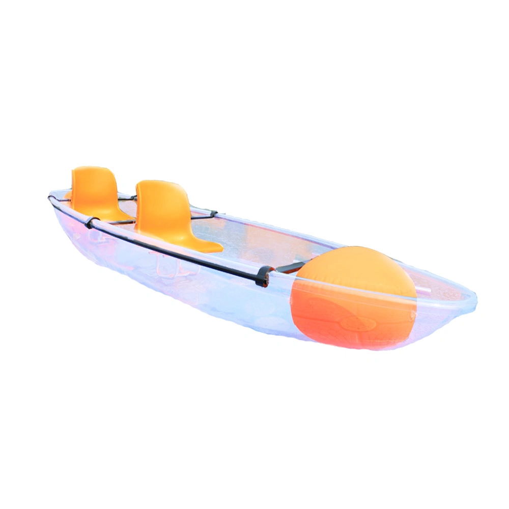 2019 Venta caliente persona doble transparente Canoa Kayak