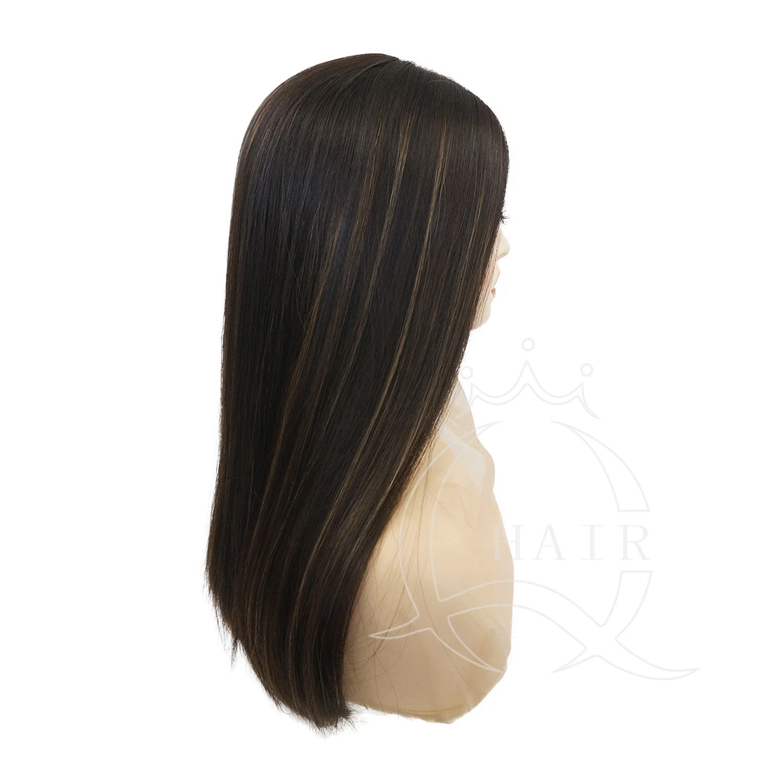 Kosher pelucas de cabello de seda natural virgen hizo judío superior peluca Kosher Kosher tradicionalmente la mujer