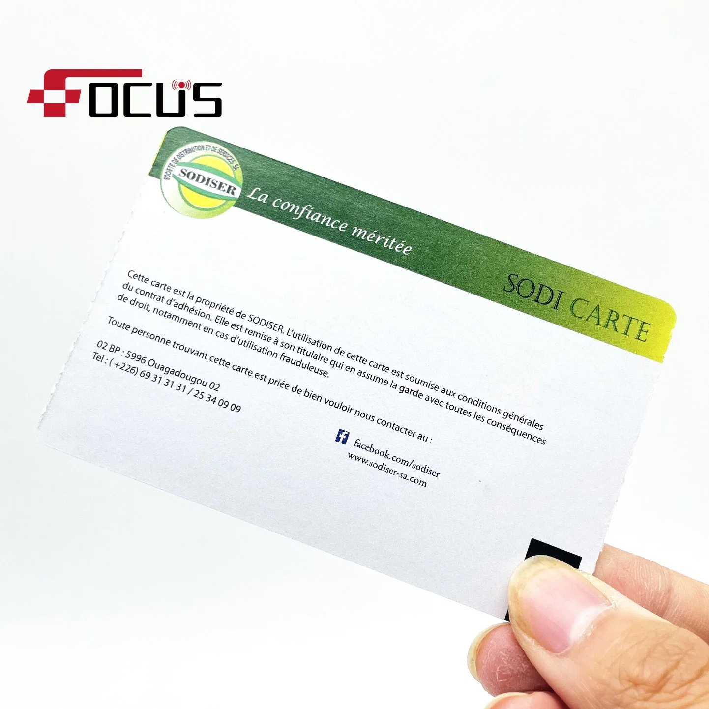 Venta en caliente impresión personalizada de logotipos NFC papel Tarjeta ISO125kHz Chip