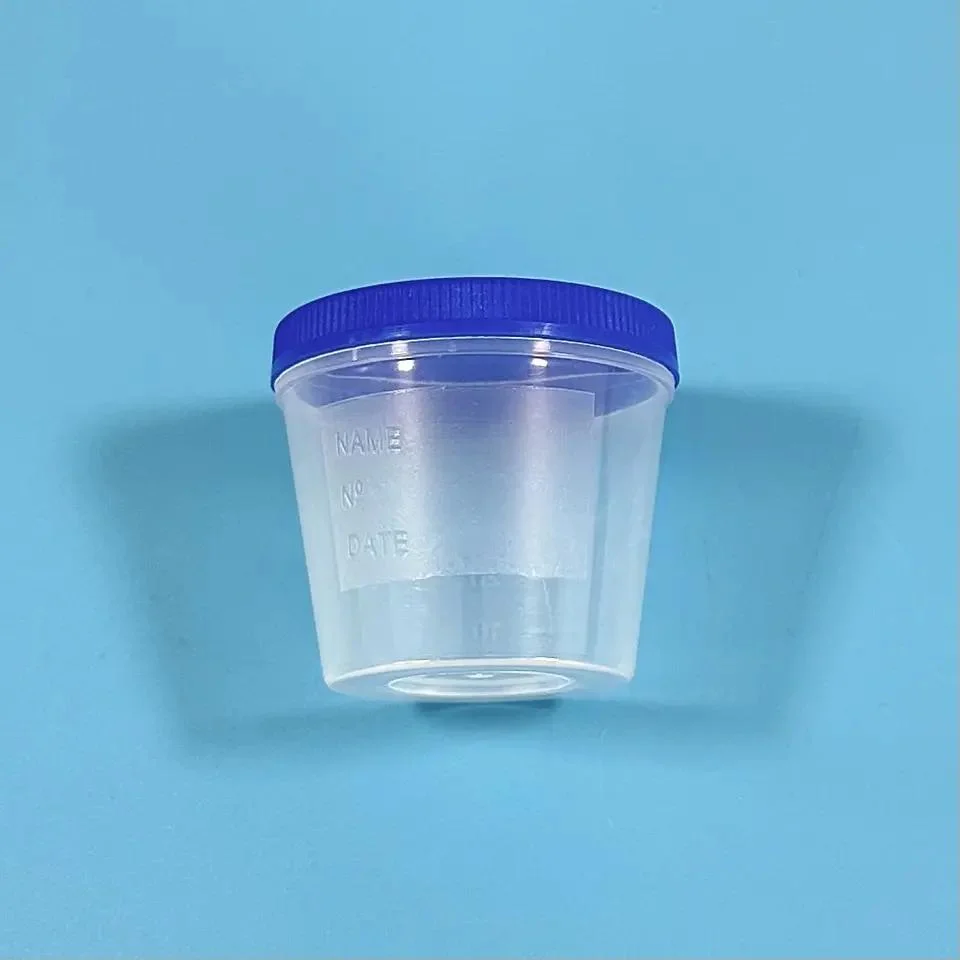 40ml Specimen Container Urinal Cup Disposable Sterile Specimen Cups with/Without Label Urine Container