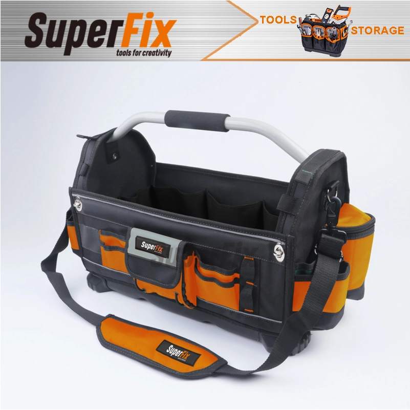 Bolsa de herramientas con mango tubular, bolsa multifuncional, kit de herramientas