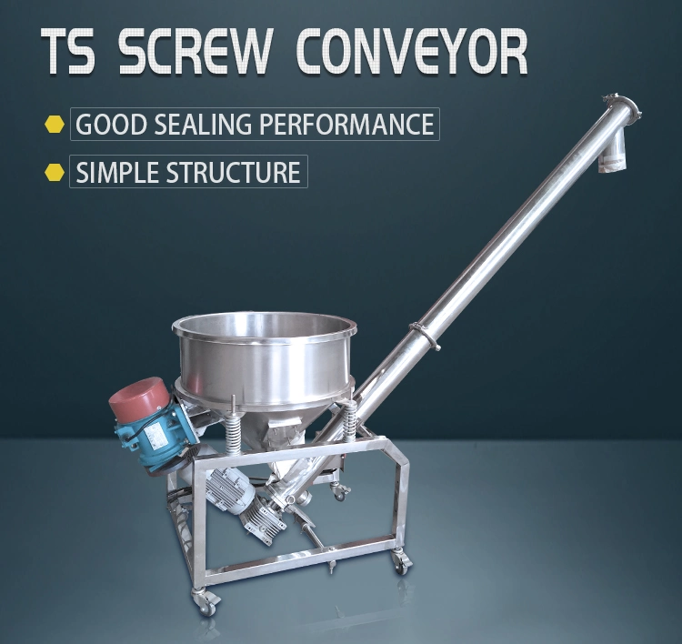 Xxnx Tianfeng Stainless Steel 316L Tubular Screw Auger Conveyor with Competitive Price