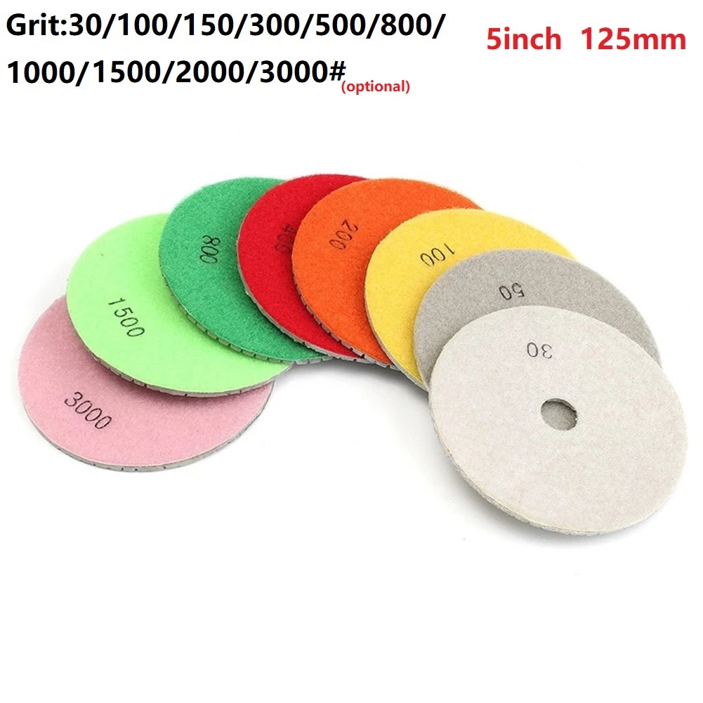 Diamond Polishing Pad Home Granite Grinding Limestone Marble Transition Tool Concrete Dry/Wet Floor Restoration