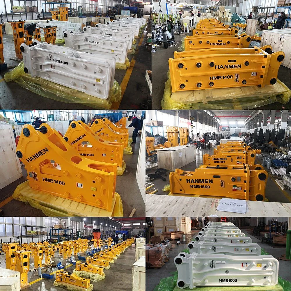 20ton Sb81 140mm Chisel Box Type Hydraulic Rock Hammer Breaker for Excavator