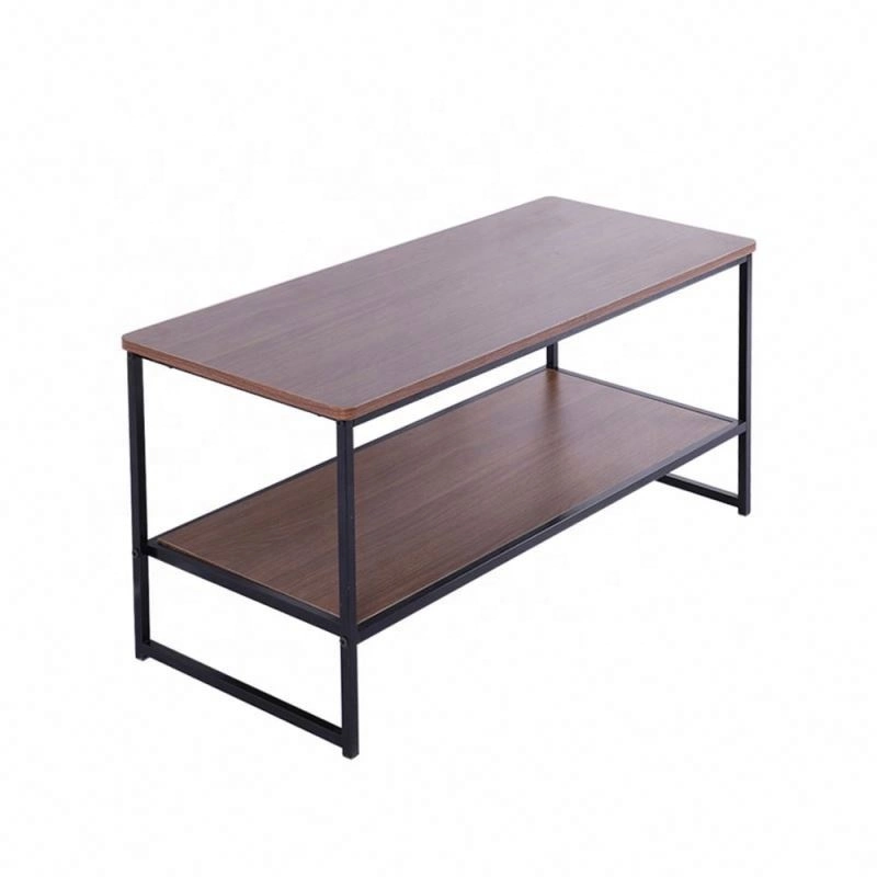 Nesting Coffee Tea Table Set for Home Living Room Wooden Top Metal Frame Design Cheap Price Whosale