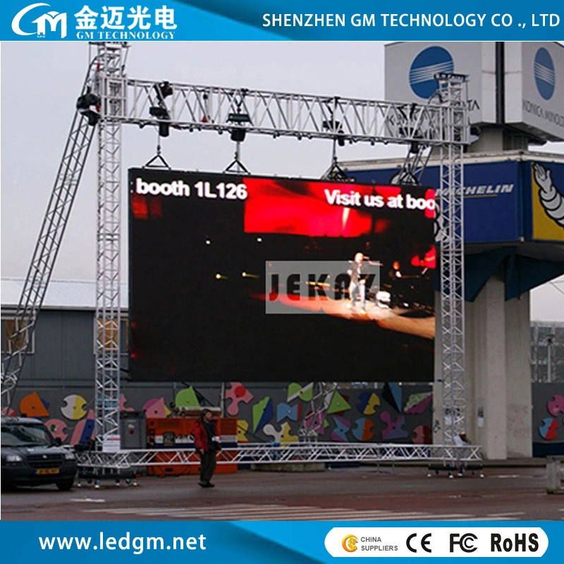 TV LED de fábrica en China 500*500mm/500*1000mm P4.81 Alquiler exterior LED pantalla LED de video wall