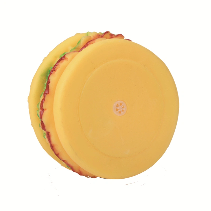 Tc5006 Kreatives Pop Haustier Spielzeug Squeaker Sound Hamburger Spielzeug