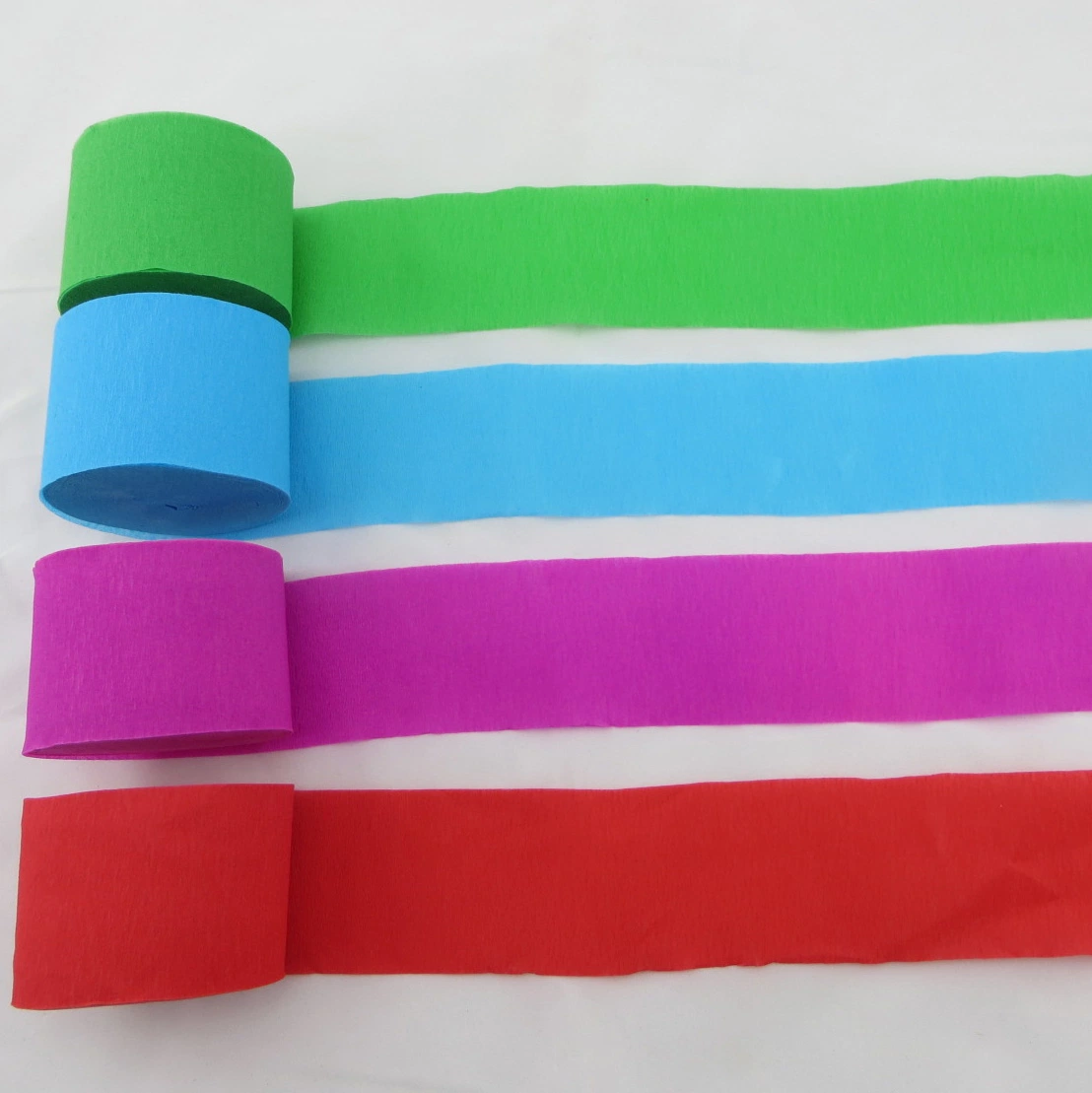 Factory Price Colored Crepe Paper Wrapping Paper for Flowers, Paper Crafts