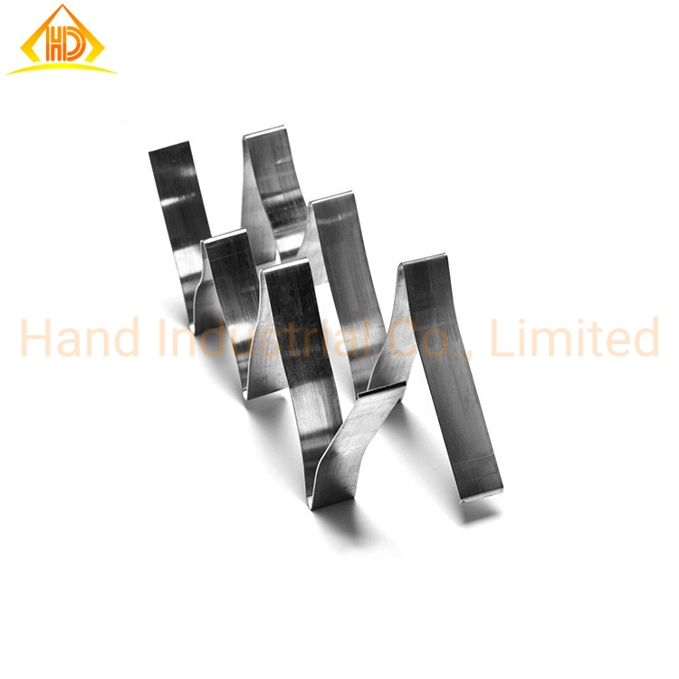 Stainless Steel Zigzag Flat Folding Leaf Spring Clips Parts Sheet Metal Spring