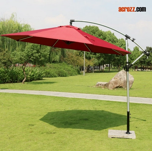 Factory Wholesale/Supplier Outdoor Garden Aluminum Beach Parasol Sunshade Umbrella
