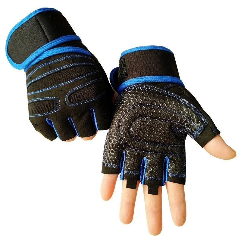 Großhandel Half Finger Gym Radfahren Workout Handschuhe Sport Gewichtheben Handschuhe