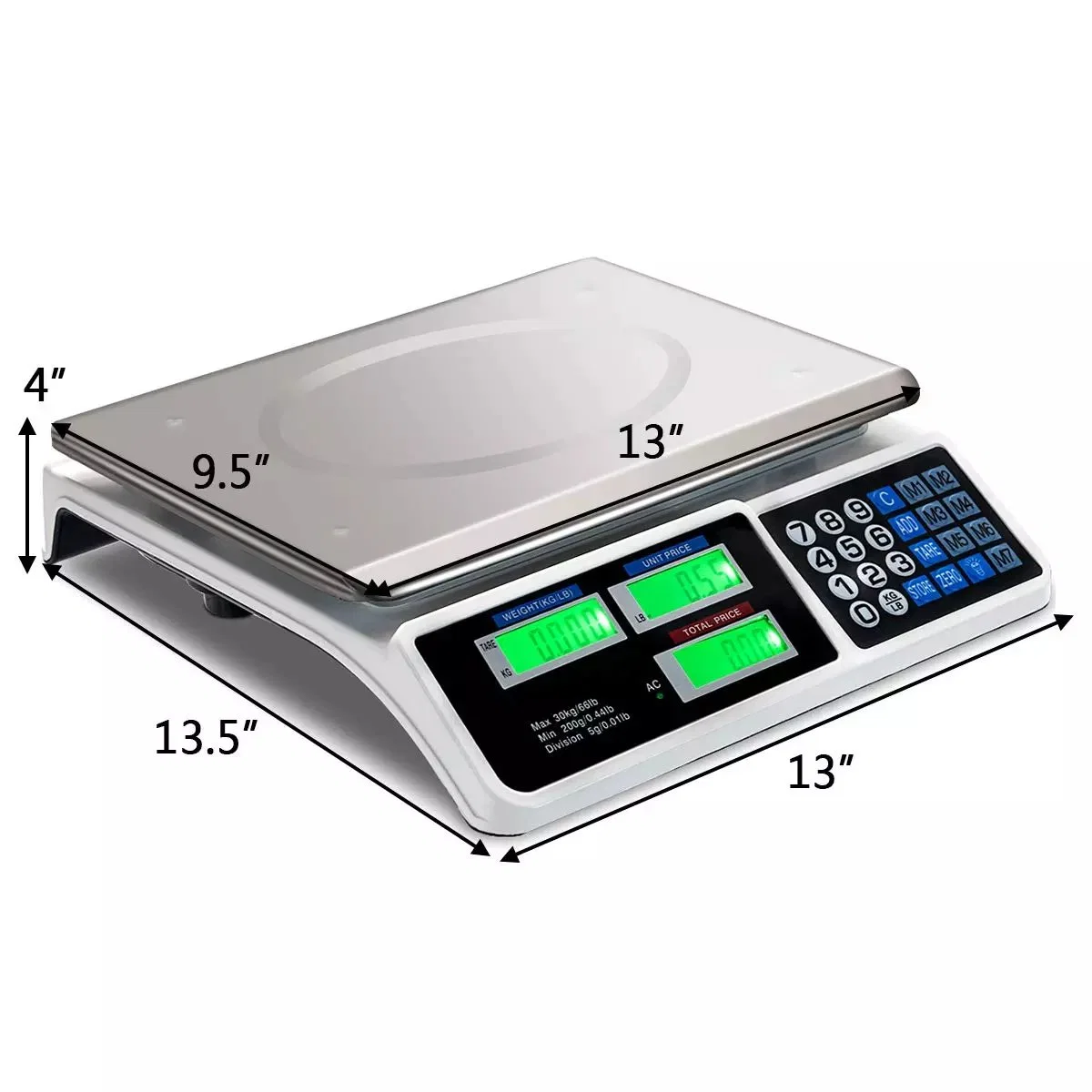 Fashion Electronic Measurement Customized LCD /LED Display Electronic Scale Computing Scale