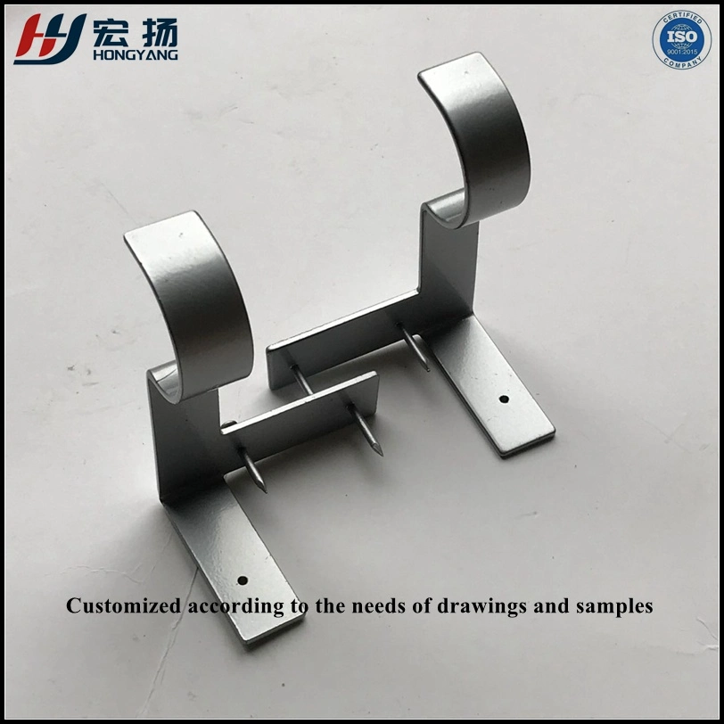 Hardware Accessories Single Curtain Rod Bracket 16mm 25mm Curtain Tubes Bracket