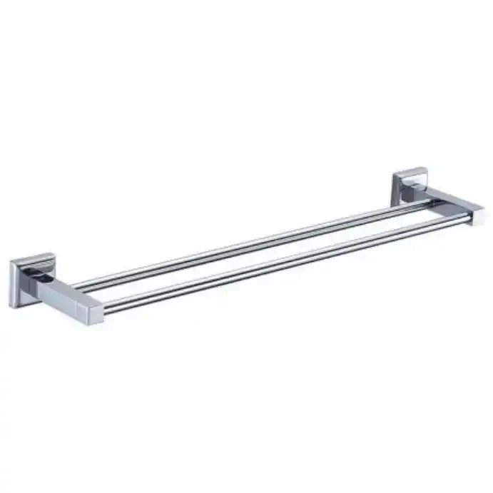 Simple Design Durable SUS304 Stainless Steel Material Chrome Bathroom Towel Bar