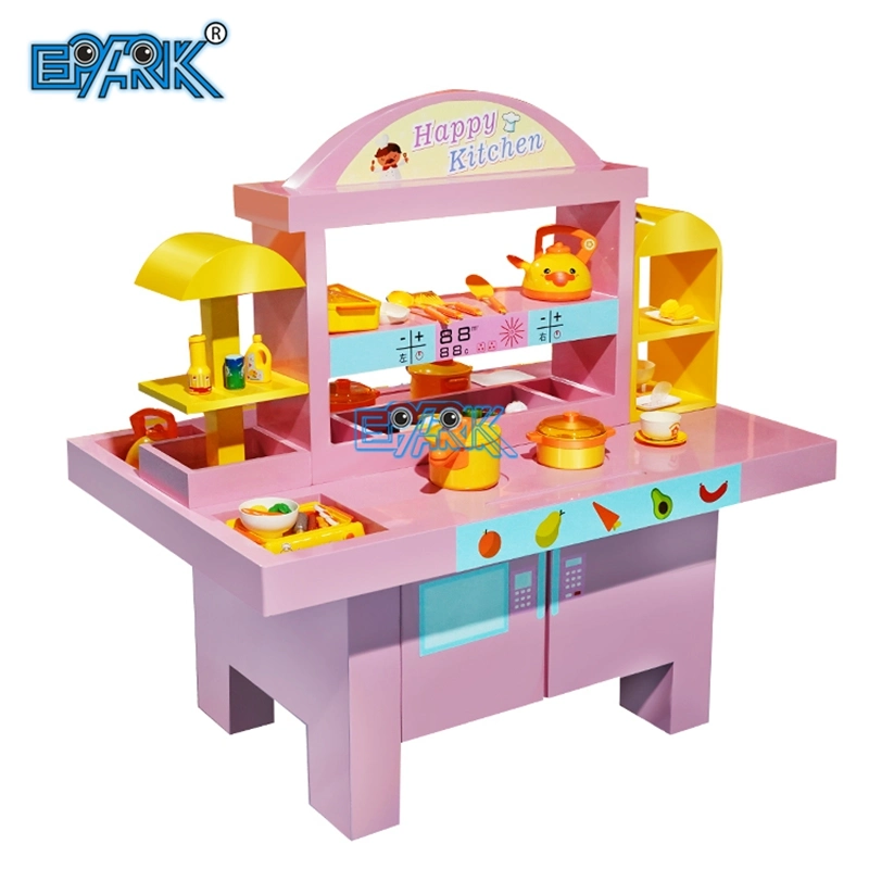 Mini Pretend Toys for Girls Modern Spraying Mist Kitchen Happy Kitchen