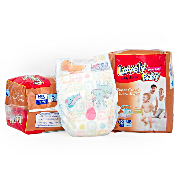 Free Sample High Quality Economic Disposable Baby Diapers Nappies