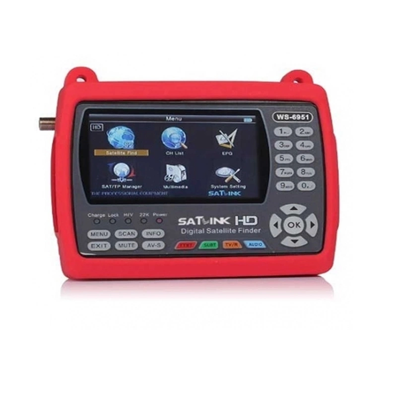 Factory Price HD Satlink Ws-6951 DVB-S2 Digital Satellite Finder Meter with 4.3 Inch LCD Screen and Backlight (ws6951)