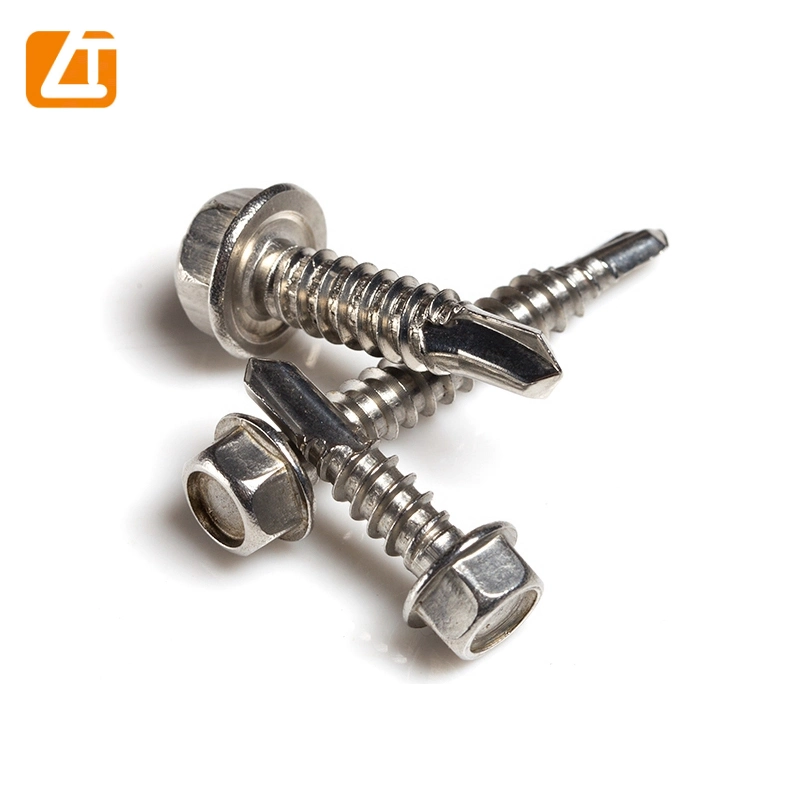 Customize High Performance Zinc Plated Hex Head Self Drilling Screw