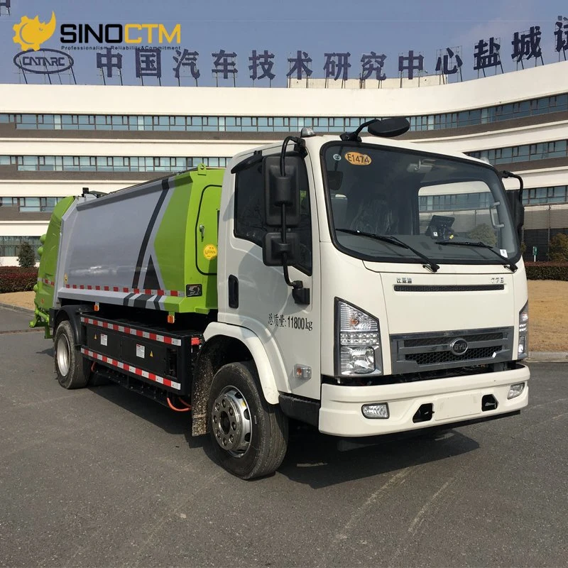 New Energy Vehicle Rhd 8 Cubic 8m3 8cbm 8ton Electric Compressed Garbage Truck