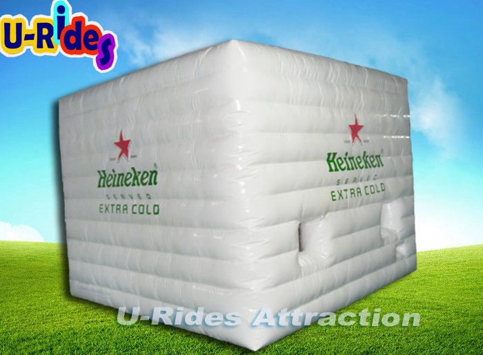 White color  Custom Design Portable Outdoor Advertise Cube Inflatable Tent for Trade Show use Event Inflatable Cube Party Tent Sports Advertising