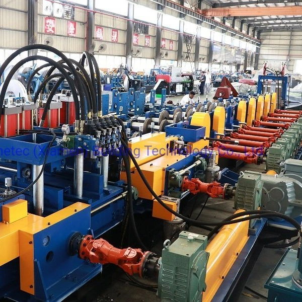 Automatic Change Size Roof Purlin Machine CZ Purlin Roll Forming Machine