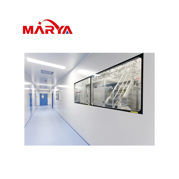 Shanghai Marya Pharmaceutical Cleanroom Door Stainless Steel with Rockwool Filler Chinese Factory