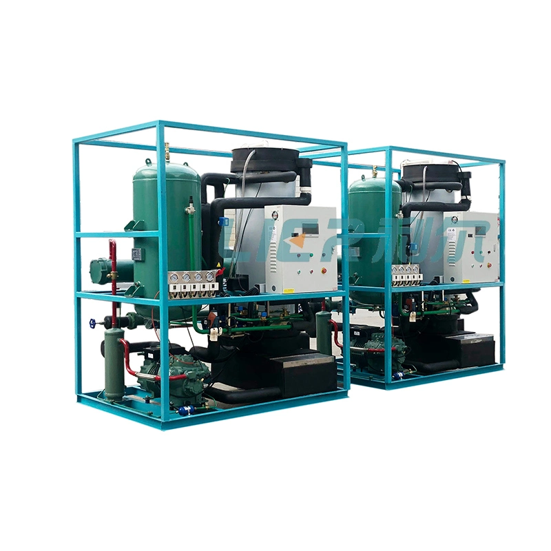 Energy Efficient Water Cooling Condenser Tube Ice Making System