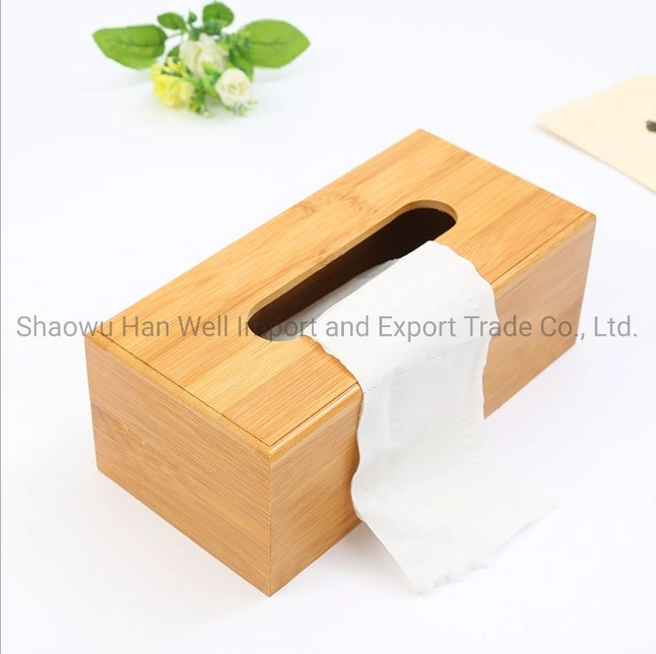 Wholesale/Supplier Flap Cover Rectangle Tissue Holder Organizer for Bathroom