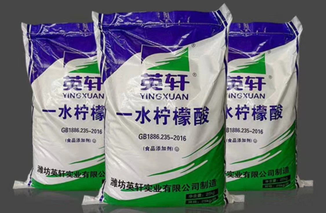 Manufacturer in China Pharm Grade Bp/USP Citric Acid Mono/Anhy Powder/Crystal with Factory Price