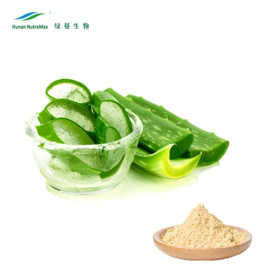 100% Fully Soluble 20%~40% Aloin Powder Aloe Vera Extract