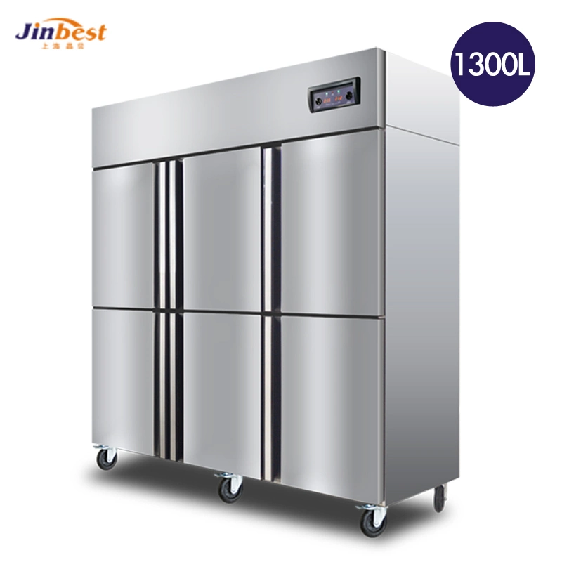 Commercial Restaurant Vertical 6 Door Refrigerator and Freezers